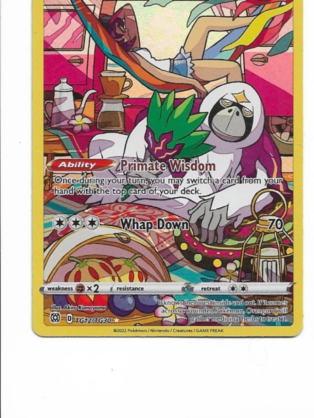 Pokemon Oranguru TG12/TG30 Brilliant Stars Trainer Gallery NM